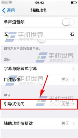苹果iPhone6sPlus引导式访问设置方法