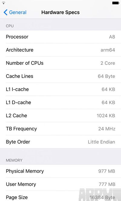 iPhone6sԽ����鿴Ӳ����񷽷�