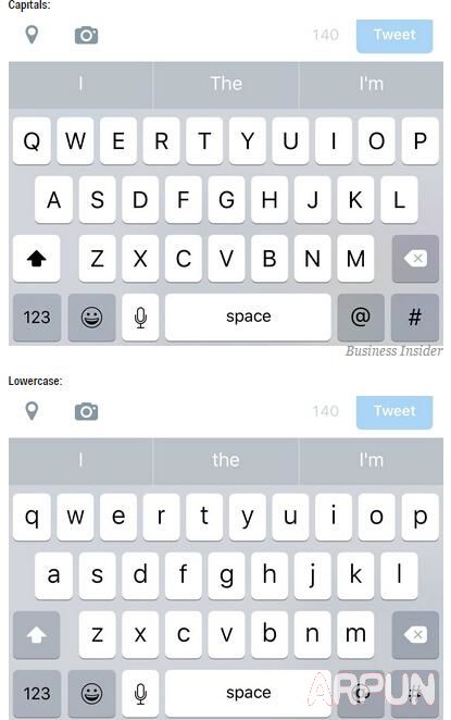 iOS9�����¼���:���Shift�����ɿ���ĸ���д��Сд��ʽ