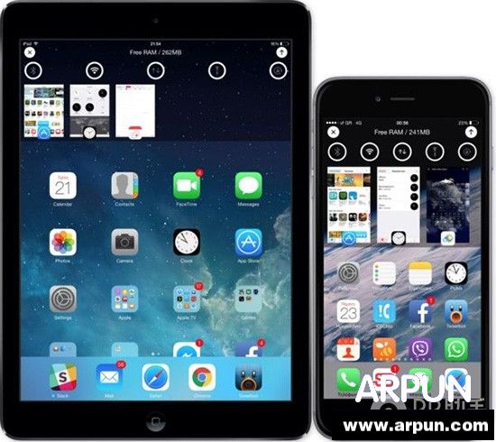 iPhone6Խ�����:����Reachability��ʾ������
