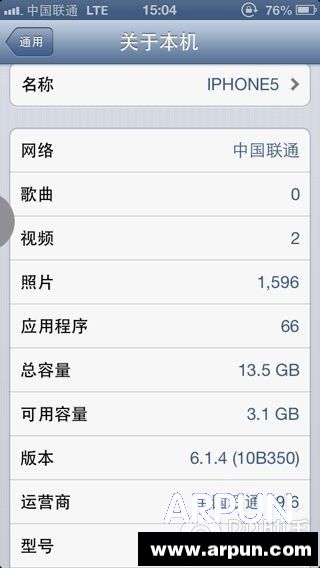 iOS6.1.4Խ�����ƽ���ͨ4G����ͼ����ϸ�̳�