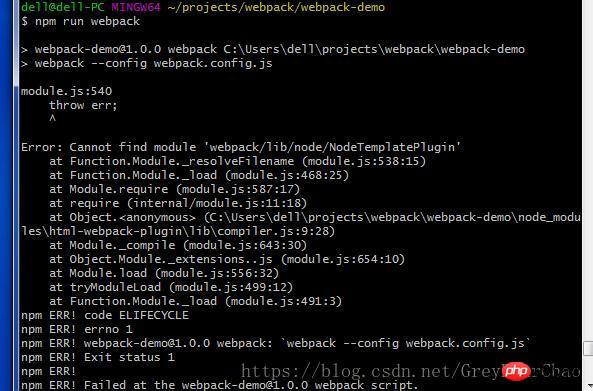 ��װhtml-webpack-plugin���ʱ�����Լ���������