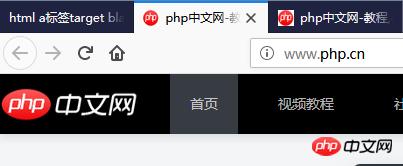 HTML a��ǩ��target blank�������÷�����������ϸ˵��